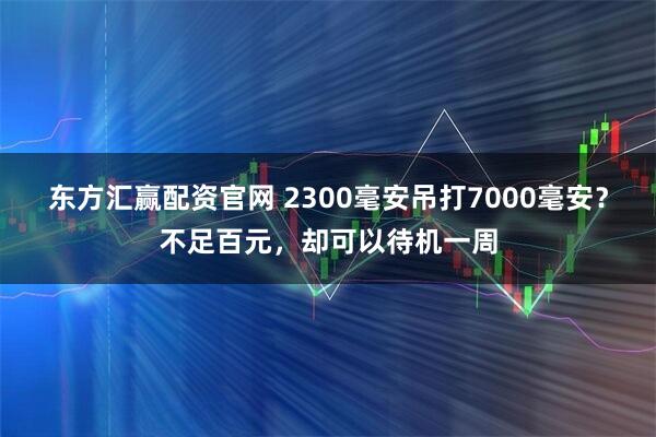 东方汇赢配资官网 2300毫安吊打7000毫安？不足百元，却可以待机一周